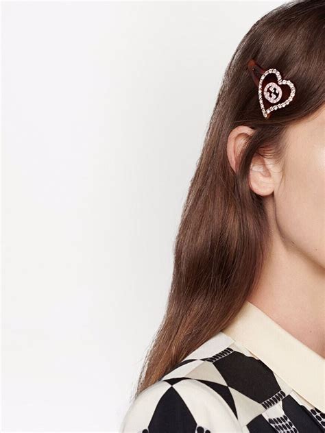 gucci hair clip red|farfetch gucci.